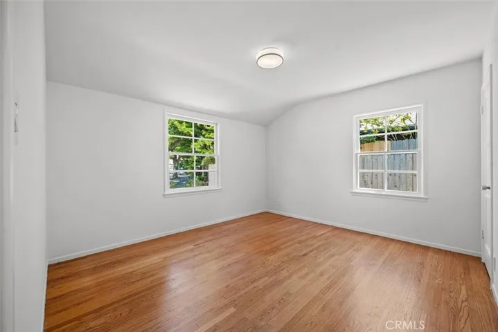 Rear bedroom is good sized.