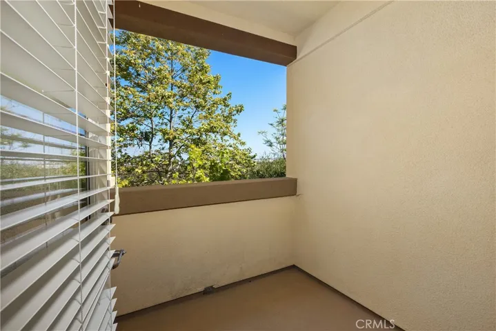 Balcony next to the master bedroom.