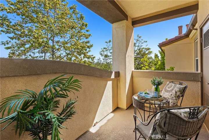 Balcony next to the kitchen.