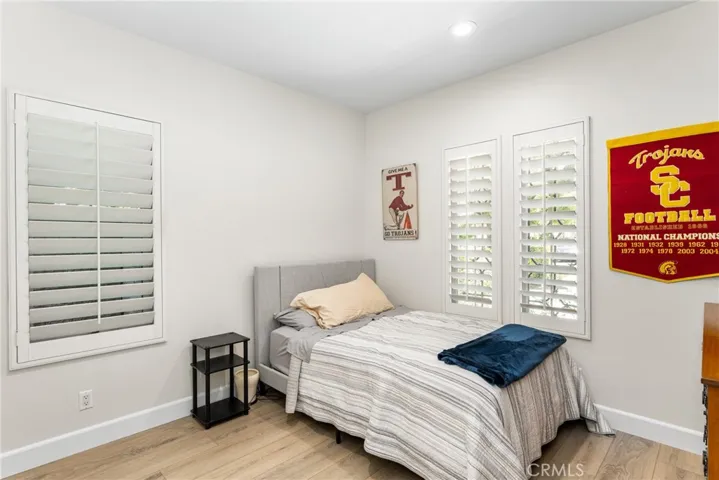 a rare, first-floor bedroom