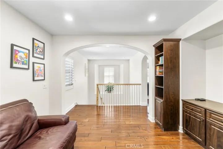a flexible space, perfect for an office or media room