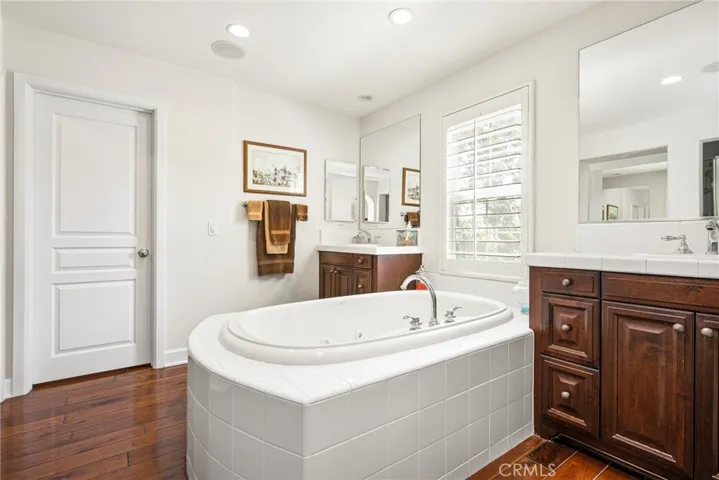 enjoy a touch of luxury in a deep, soaking tub