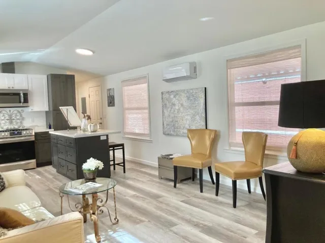 View from the front door -open floorpan