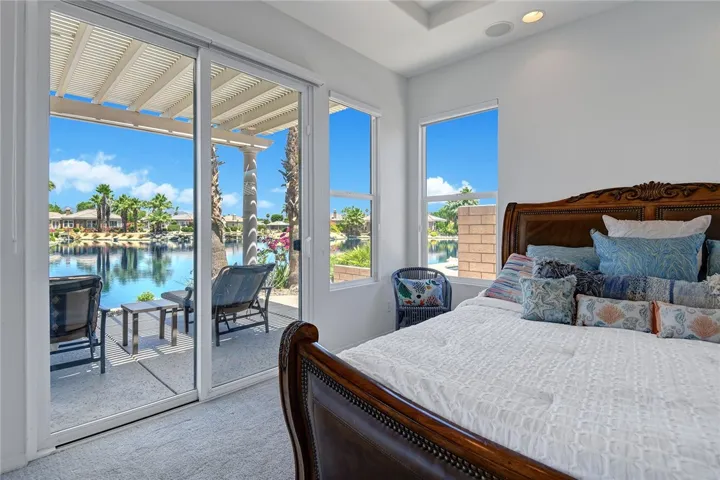 Terrific morning view, and great patio for morning coffee and evening wine, toddy, or tea off the Primary en-suite
