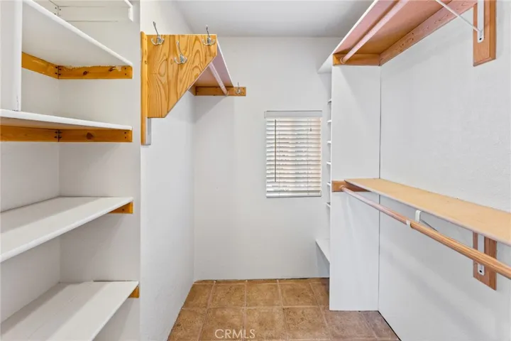 Organized Walk-In Closet