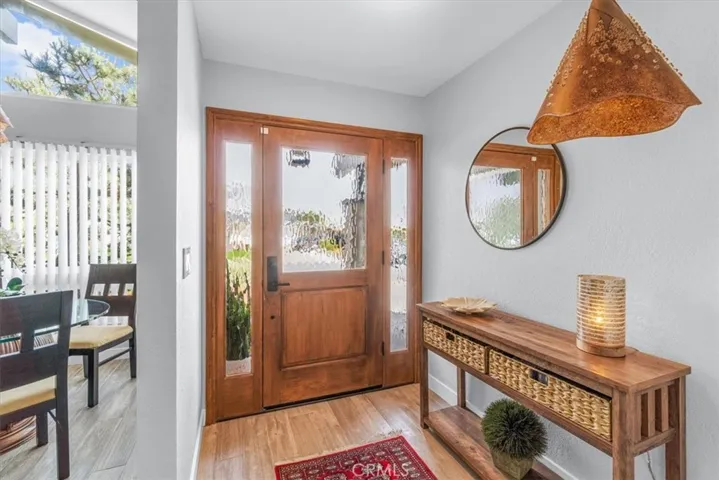 Entry Foyer with custom lighting