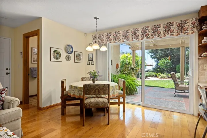 Eating area in family room