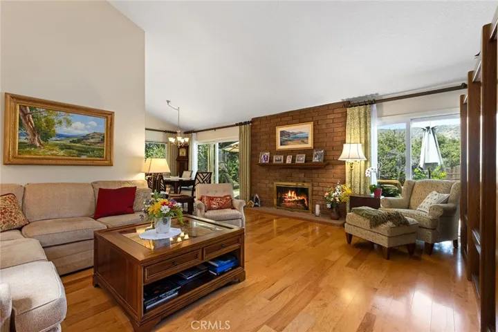 Living Room with Fireplace
