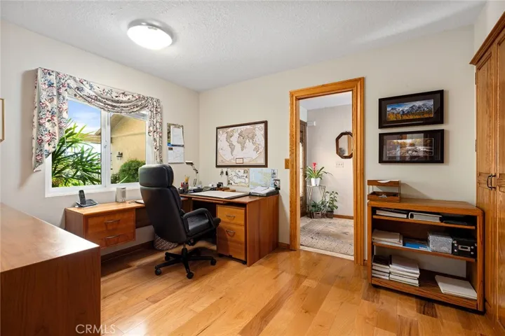 Bedroom #1 being used as an office
