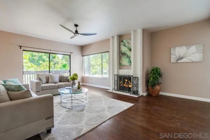 Cozy fireplace for cooler evenings!