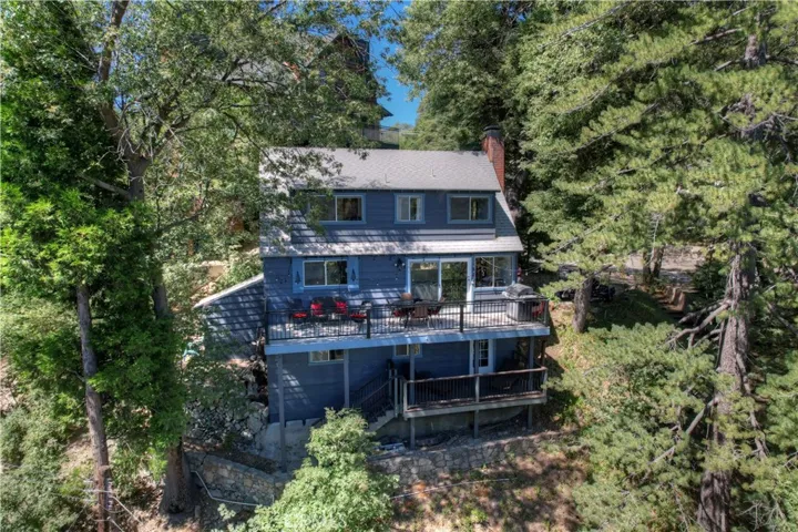 Back side of home