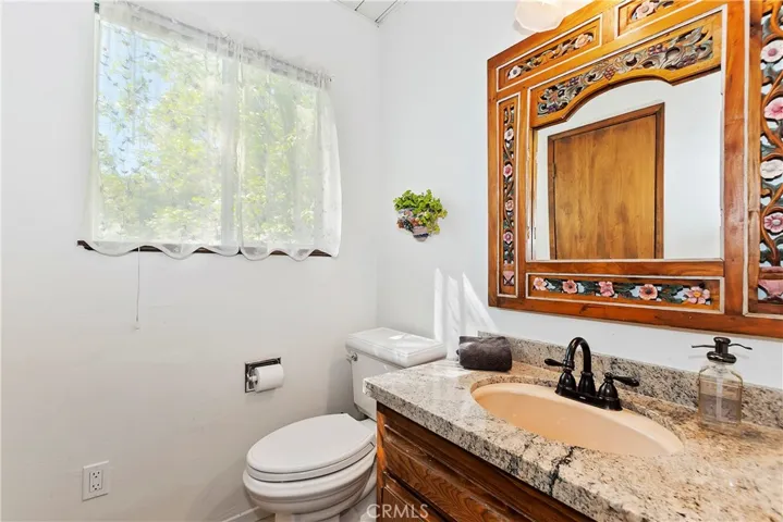 1/2 bath on main level - the only room without a lake view
