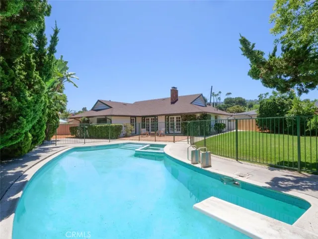 Totally private level lot has it all starting with a great one level house that flows beautifully to a large yard, pool, patio and more!