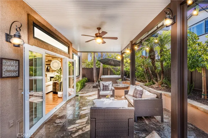 Beautiful So Cal evenings can be enjoyed year-round on your back patio.
