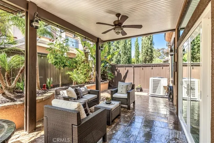 Step outside to your beautifully hardscaped patio & enjoy a morning coffee or evening libation.