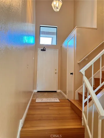 entrance with high ceiling