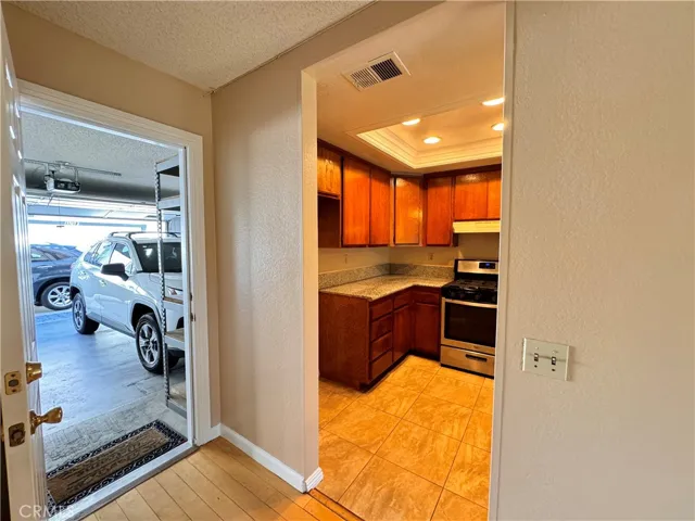 entrance from garage