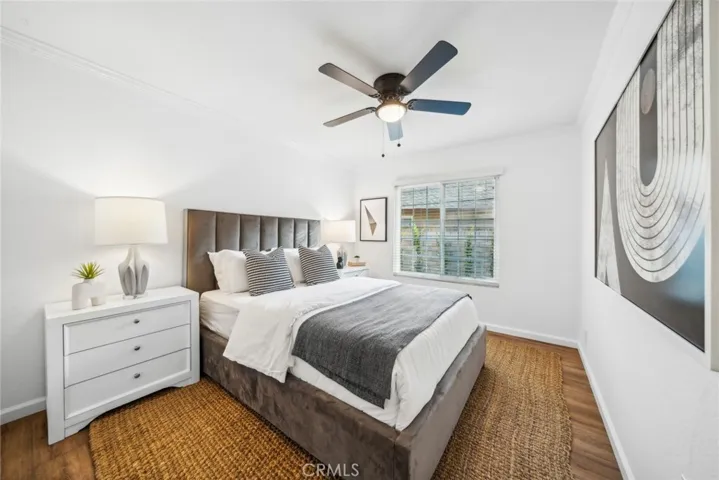 The three secluded guestrooms feature sliding closet doors