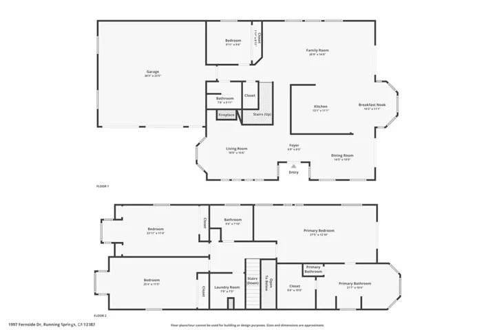 1997 Fernside Road, Running Springs, California 92382