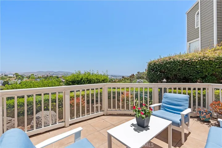 Lovely view patio off living room