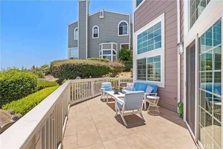Large patio
