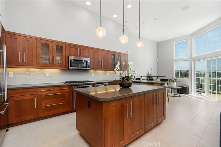 Open kitchen with Caesarstone Countertops