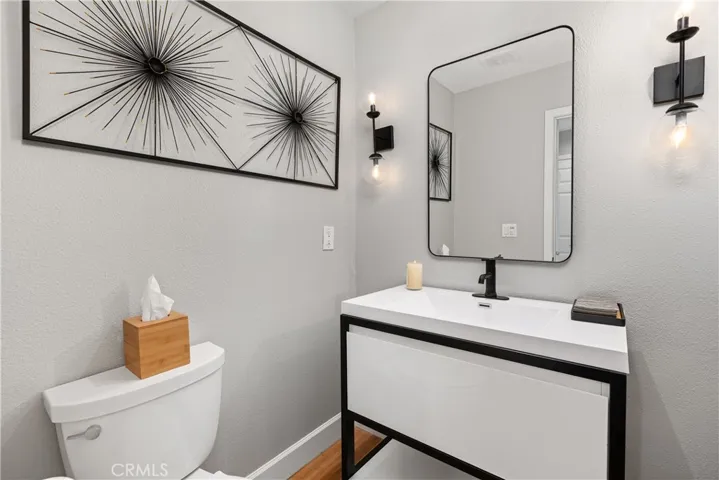 First floor half bath