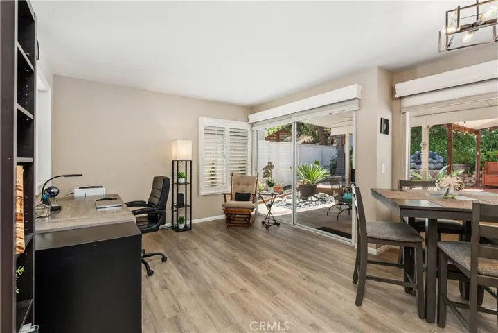 Family room off the kitchen