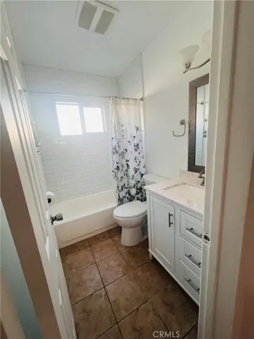 clean and freshly painted bathroom
