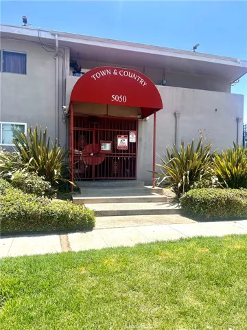 front of the complex