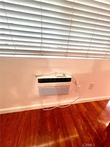 brand new ac wall unit in the living room