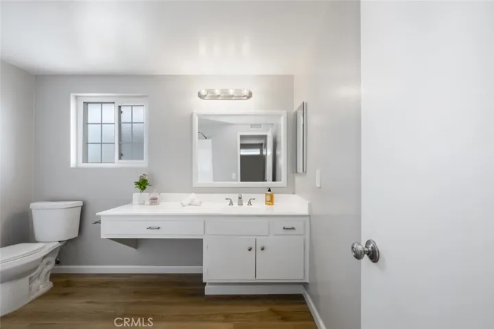 Upstairs bathroom nicely upgraded as well.