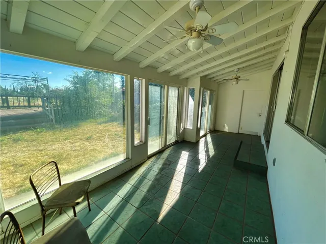 Solarium, looking towards Garage access