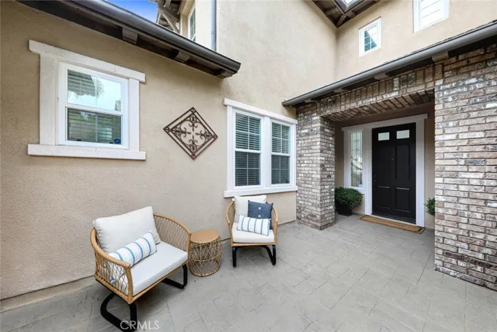Inviting Courtyard Entry
