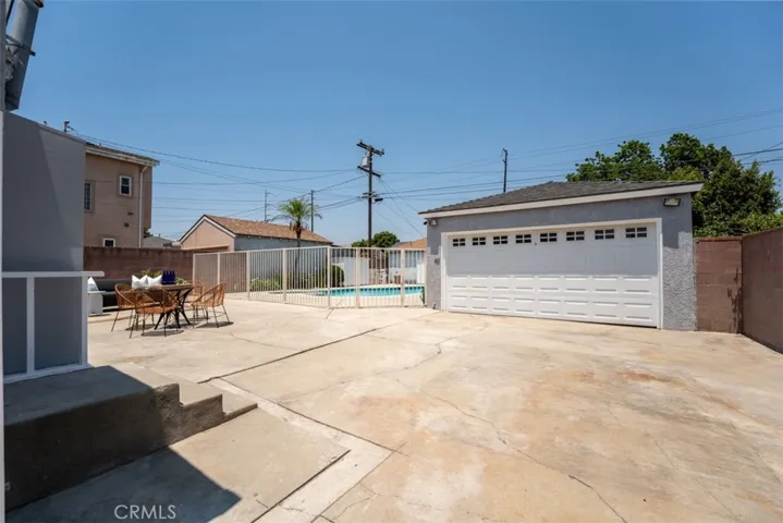 Large amount of backyard entertaining area