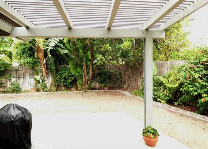 Back patio and patio cover