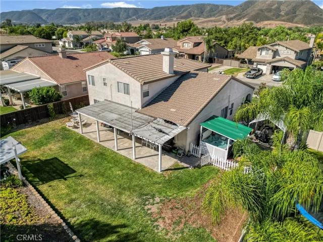 Aerial of Rear Yard