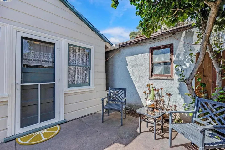 patio for rear house