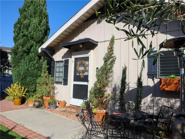 The exterior walls are "board and batten" which are a classic vintage design.