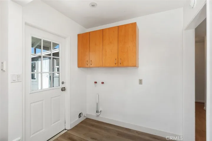 LAUNDRY AREA IN KITCHEN