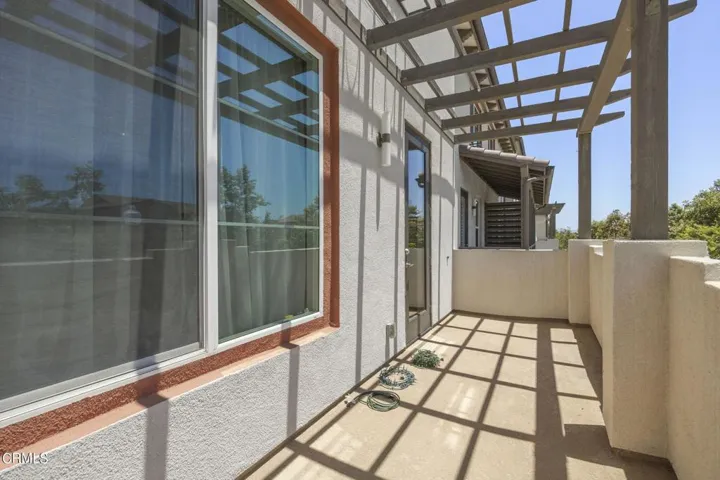 Patio off living room