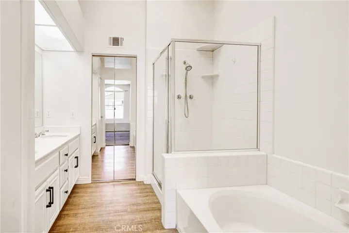 Master bathroom with soaking tub