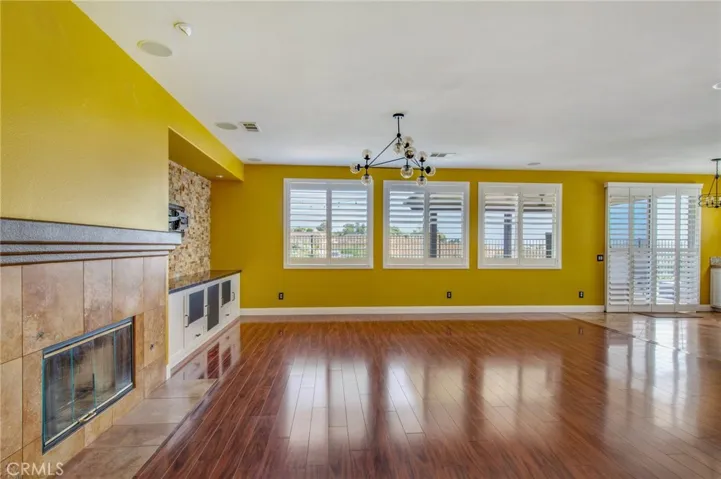 View of Family Room from Front Entry