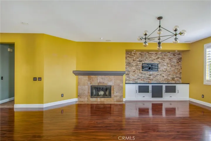 View of Family Room from Kitchen