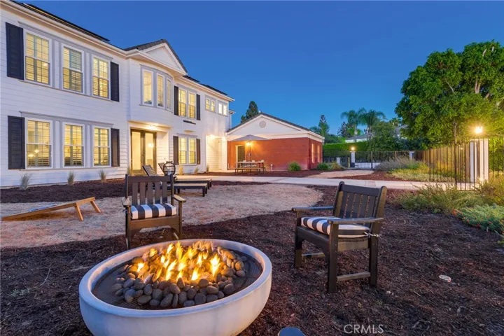 backyard first tier fire pit