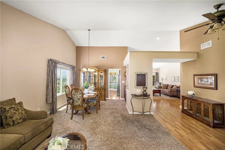 Another living room and ding room view