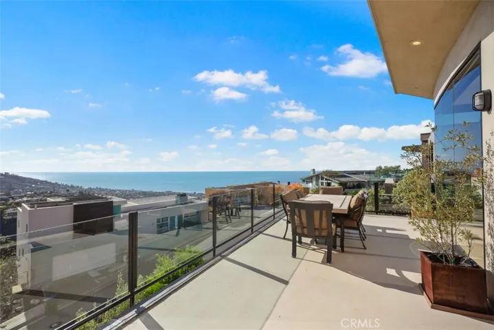 Upstairs view deck