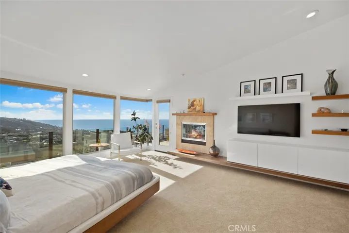Primary bedroom with ocean views
