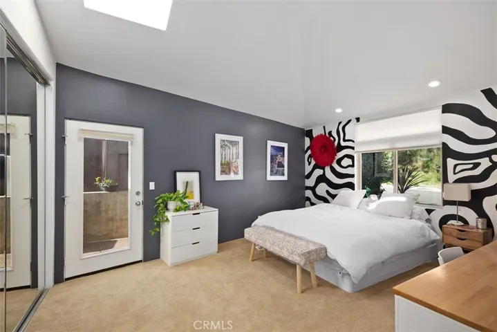 2nd bedroom - note this room has since been painted a light color