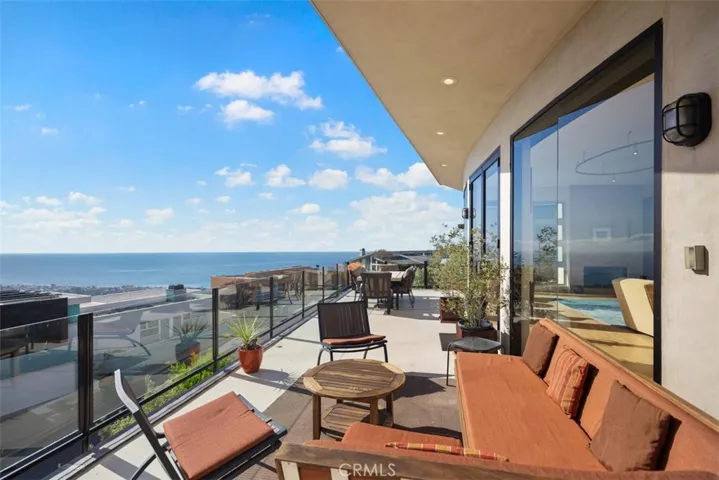 Upstairs view deck